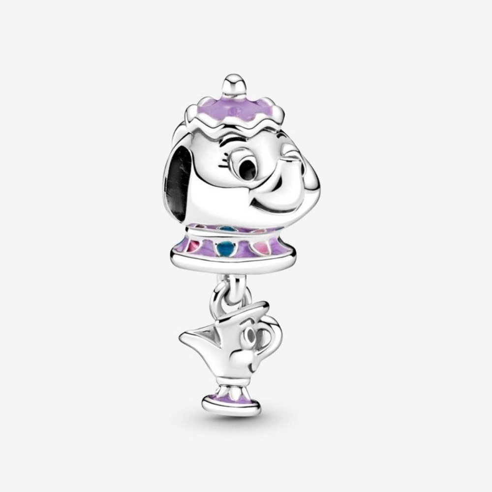 Beauty and the Beast Mrs. Potts and Chip Dangle Charm